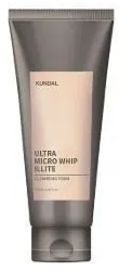 Kundal, Глубокоочищающая пенка с Иллитом - Ultra Micro Whip illite Cleansing Foam