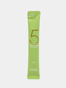 MASIL, Мягкий бессульфатный шампунь с яблочным уксусом 8мл - 5 Probiotics Apple Vinegar Shampoo