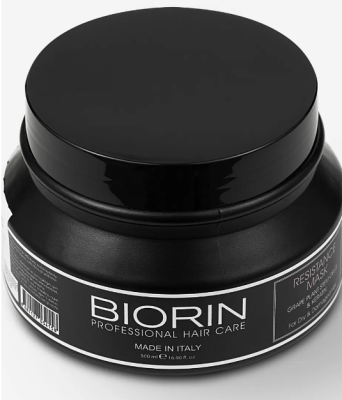 Biorin, Восстанавливающая маска для волос с кератином - Resistance mask 500 ml