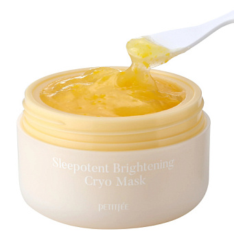 Petitfee, Ночная крио-маска для яркости - Sleepotent Brightening Cryo Mask