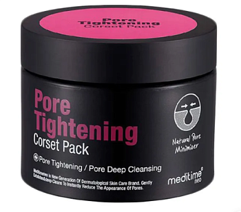 Meditime, Маска для сужения пор -  Pore tightening corst pack