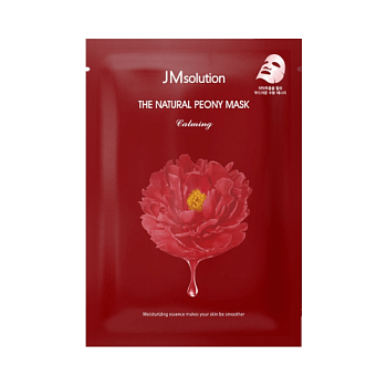 JMsolution, Тканевая маска успокаивающая с экстрактом пиона - The Natural Peony Mask Calming