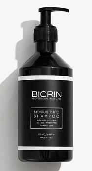 Biorin, Увлажняющий шампунь с маслом ши и экстрактом алоэ 500 мл - Moisture rhyto shampoo