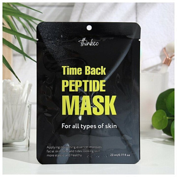 Thincko, Лифтинг-маска для лица с пептидами -Time back peptide mask