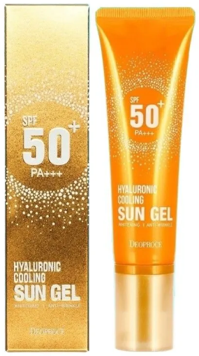 Deoproce Hyaluronic Cooling Sun Gel. Sun Gel SPF 50 Deoproce. Гель Hyaluronic Cooling Sun Gel SPF 50 Deoproce. Deoproce солнцезащитный крем SPF 50 PNG.