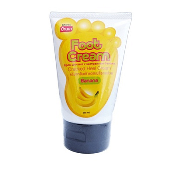 BANNA, Крем для ног от трещин на пятках и локтях "Банан" 120 мл - Foot Cream Banana