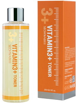 Seohwabi88, Тонер витаминный Vitamin3+, 200 мл - Vitamin 3+ Toner