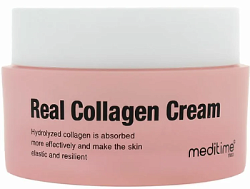 MEDITIME, Крем антивозрастной с коллагеном 75 % Real collagen cream 50 мл