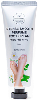 SEOHWABI, Крем для ног с ароматом мяты, 80 мл - INTENSE SMOOTH PERFUME FOOT CREAM