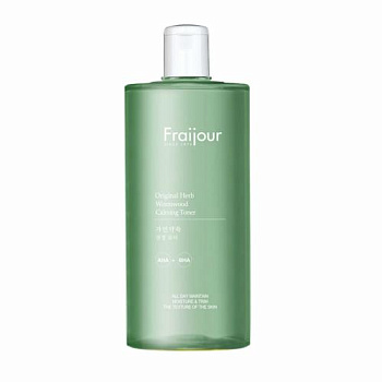 FRAIJOUR, Тонер с кислотами AHA BHA - Original Herb Wormwood Calming Toner